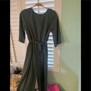 Girls size 14 green dark green romper. New from H&M